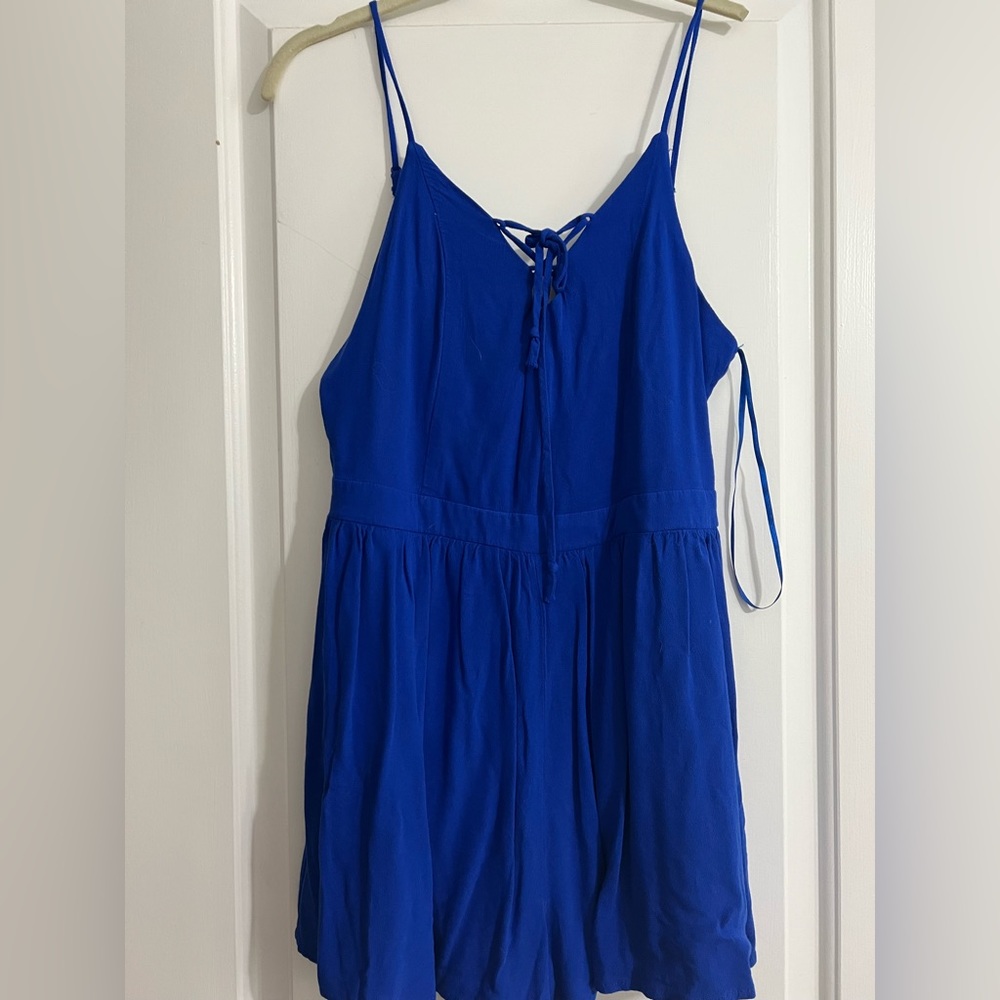 Royal blue romper